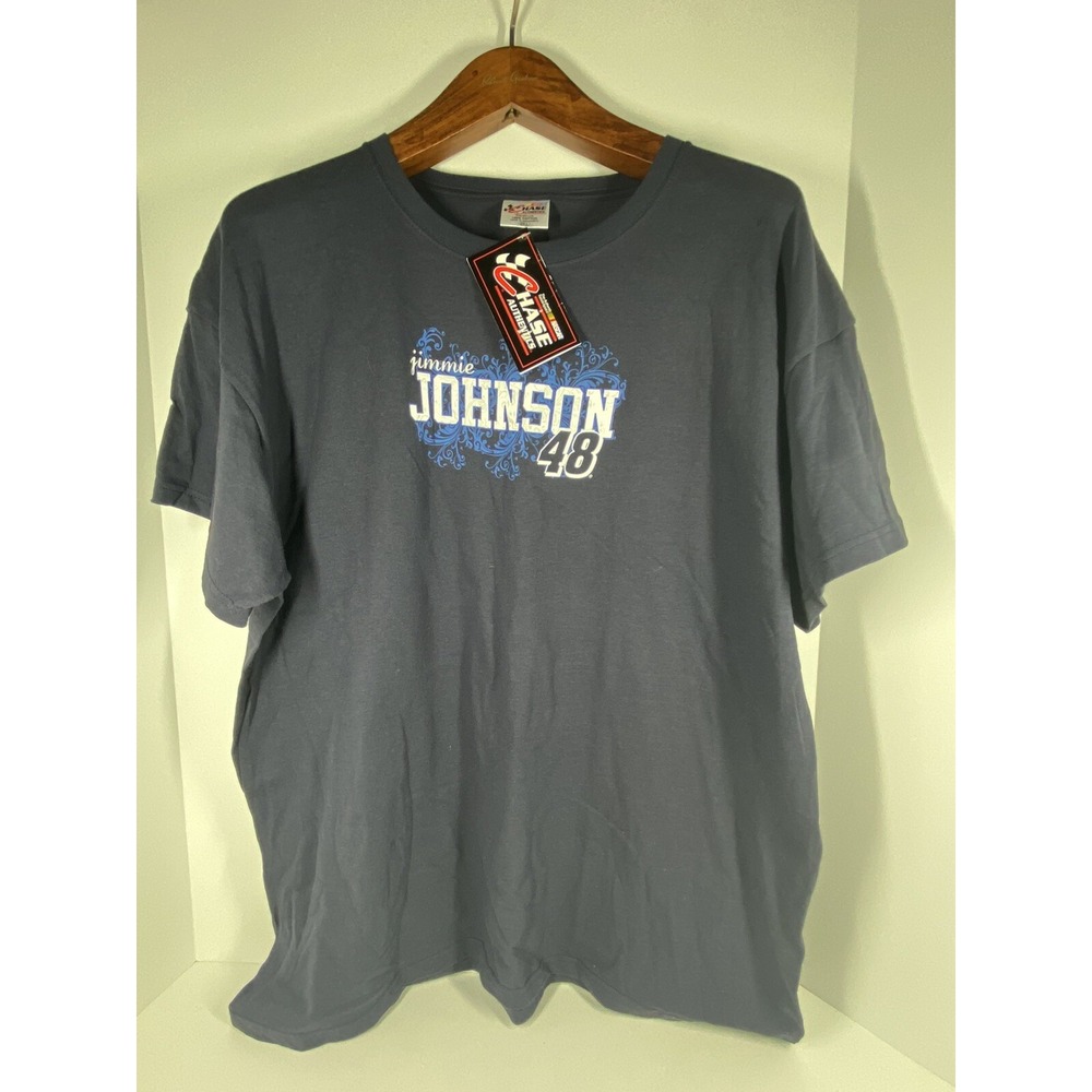 Jimmie Johnson NASCAR Chase Authentics Graphic T-Shirt 2XL Men's Racing NWT Gift